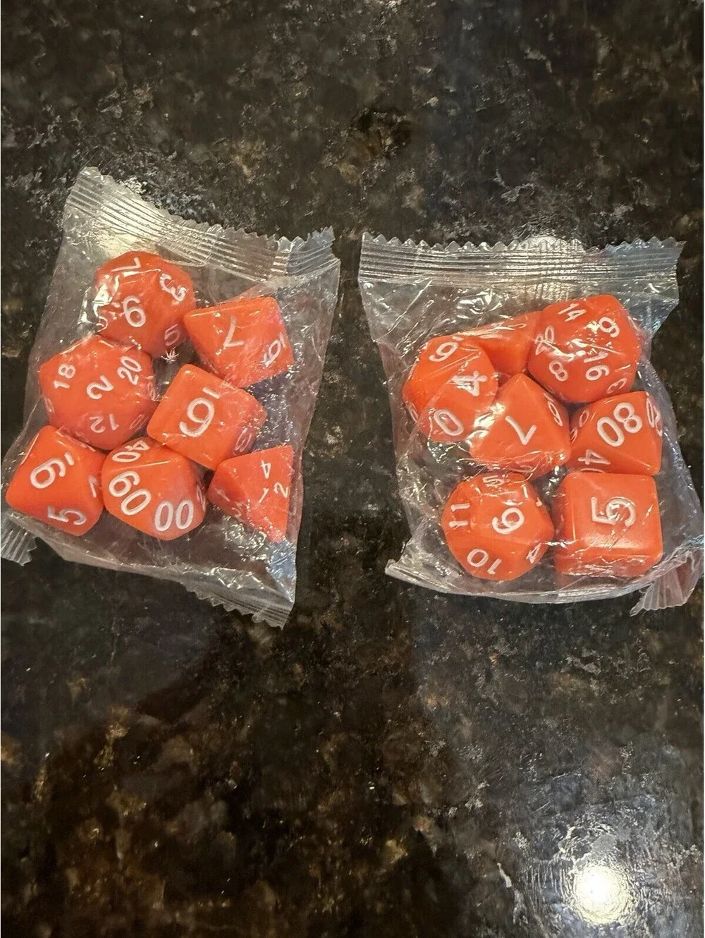 Dungeons & Dragons Dice Sets Poly RPG AD&D Pathfinder 9 Different Sets NIB